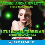 Prediksi Angka Sdy Lotto Minggu 13 Oktober 2024